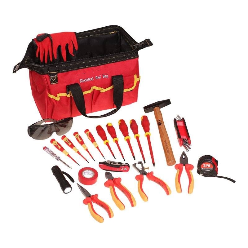 42 pce Electricians Tool Set in Bag